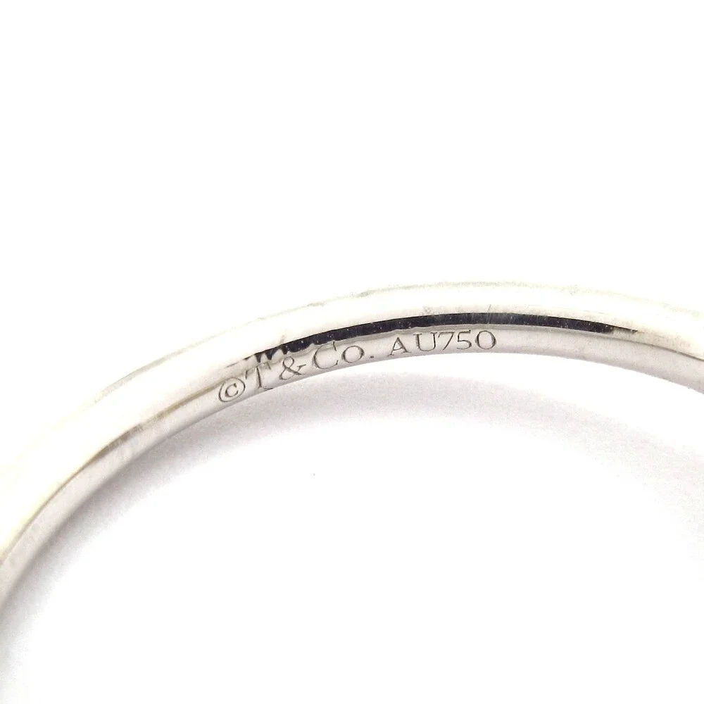 Tiffany & Co. T Wire Ring 18K White Gold Diamond